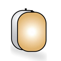 Blenda owalna 2w1 60/90 złoto-srebrna