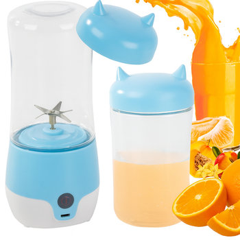 BLENDER DO SMOOTHIE PRZENOŚNY USB BEZPRZEWODOWY KUBEK POJEMNIK NA KOKTAIL - VERK GROUP