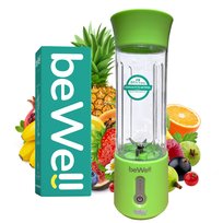 Blender Kielichowy Bewell Bezprzewodowy 500 Ml Do Koktajli Kolor Limonkowy beWell