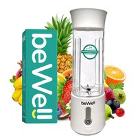 Blender Kielichowy Bewell Bezprzewodowy 500Ml Do Koktajli Kolor Biały beWell