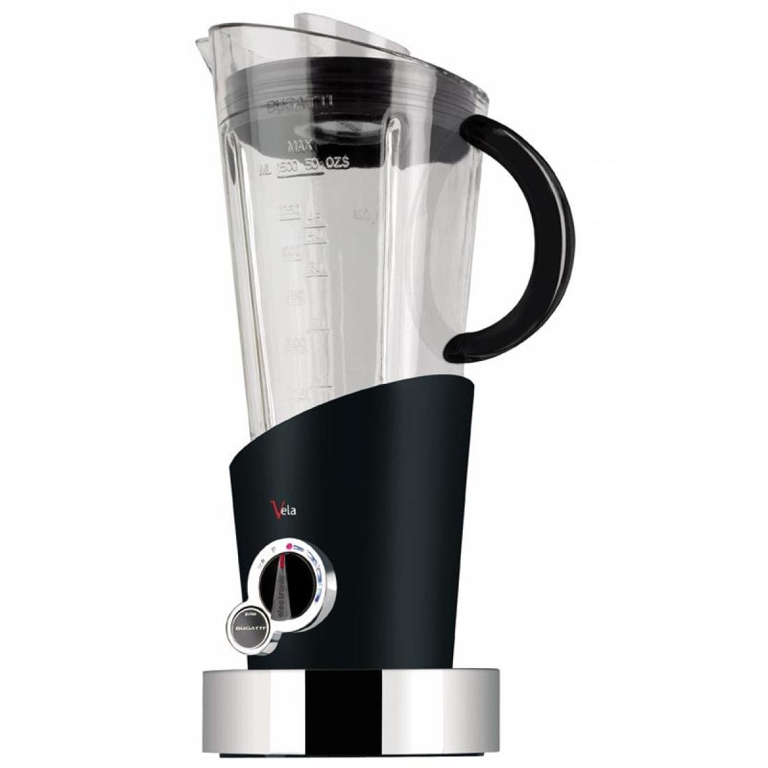 Blender kielichowy BUGATTI Vela czarny 500 W
