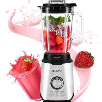 BLENDER KIELICHOWY DO KOKTALJI SZKLANY DUŻY 1,75L Złote Ostrze 1600W ZEEGMA - Zeegma