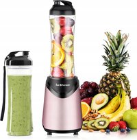 Blender kielichowy la reveuse 300W w zestawie dwie butelki 550ml RÓŻOWY