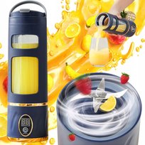 Blender Kielichowy Przenośny Kubek Mikser Elektryczny Usb 8 Ostrzy Smoothie