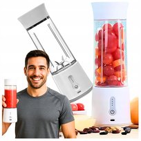 BLENDER KIELICHOWY RĘCZNY PRZENOŚNY BEZPRZEWODOWY MIKSER USB MOCNY BLENDER