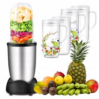 BLENDER KIELICHOWY ROBOT KUCHENNY 600W WIELOFUNKCYJNY + 4 KUBKI 470 ML