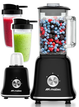 Blender Kielichowy Szklany do Koktajli Smoothie BL1800W - Maltec
