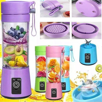 BLENDER MIKSER TURYSTYCZNY USB AKUMULATOR 380ML 34 PREZENT BEZPRZEWODOWY - WKS