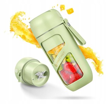 Blender próżniowy przenośny 380 ml koktajle smoothie 10 ostrzy USB-C - Inny producent