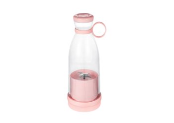 Blender przenośny butelkowy , elektryczna mini sokowirówka 420 ml USB różowy - Inny producent