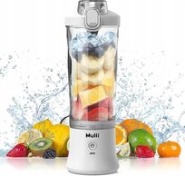 Blender przenośny Mulli, do koktajli i smoothie, akumulatorowy 600ml Mullife