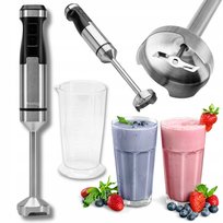 Blender Ręczny 1500W Turbo Wielofunkcyjny Ostrze Pojemnik Huslog Huslog