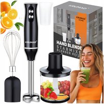 Blender Ręczny Wielofunkcyjny 1200W 3W1 Mocny Rozdrabniacz Zestaw Prezent