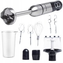 Blender Wielofunkcyjny Ręczny Profesjonalny Mocny Tytanowe Ostrza 1500W 6w1