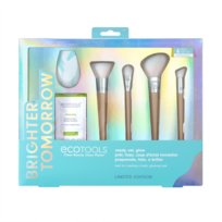Blending, Foundation Brush + Concealer Brush + Eyeshadow Brush + Brush & Sponge Cleanser Lotion, 7.39 ml + Blending, Blush Brush + EcoTools, Makeup Sponge Ecotools