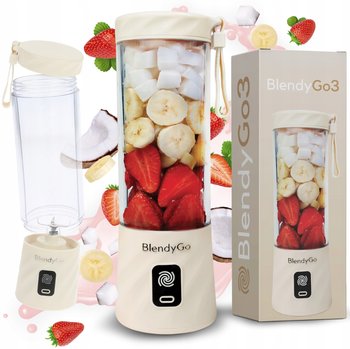 BlendyGo,Blender Bezprzewodowy  3 550 Ml Usb Beżowy - BlendyGo