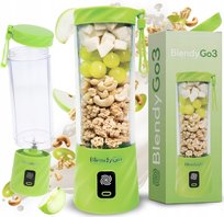 BlendyGo,Blender Bezprzewodowy  3 550Ml Usb Zielony