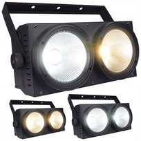 Blinder Reflektor Sceniczny Oświetlacz Stroboskop Strobo 2X100W 200 Watt LIGHT4ME