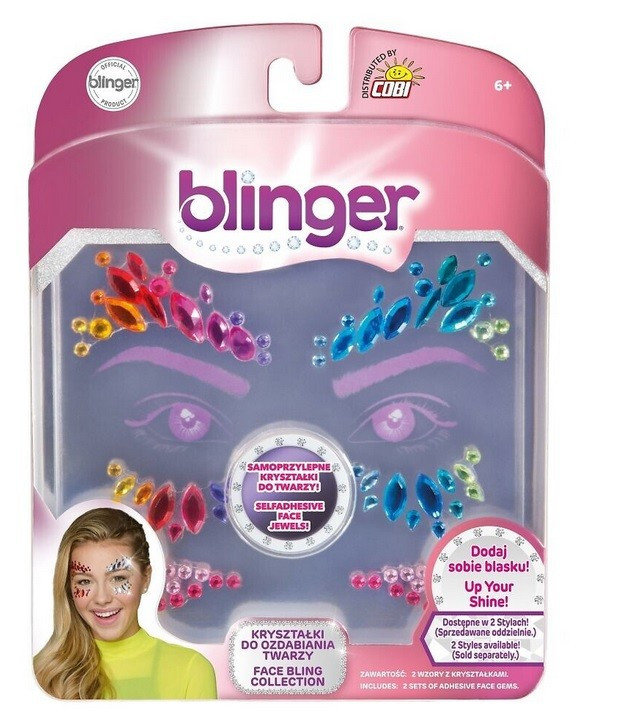 Blinger – Kryształki do ozdoby twarzy- Face Bling