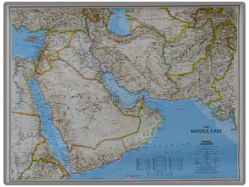 Bliski Wschód Classic - mapa ścienna do wpinania - pinboard, 1:6 083 000, National Geographic - National geographic