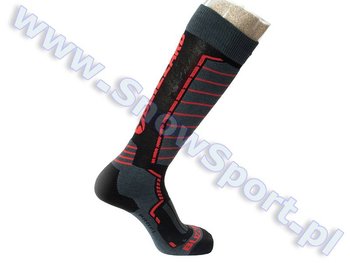 Blizzard, Skarpety narciarskie, Profi Ski Socks 2018, czarno-czerwone, rozmiar 39-41 - Blizzard