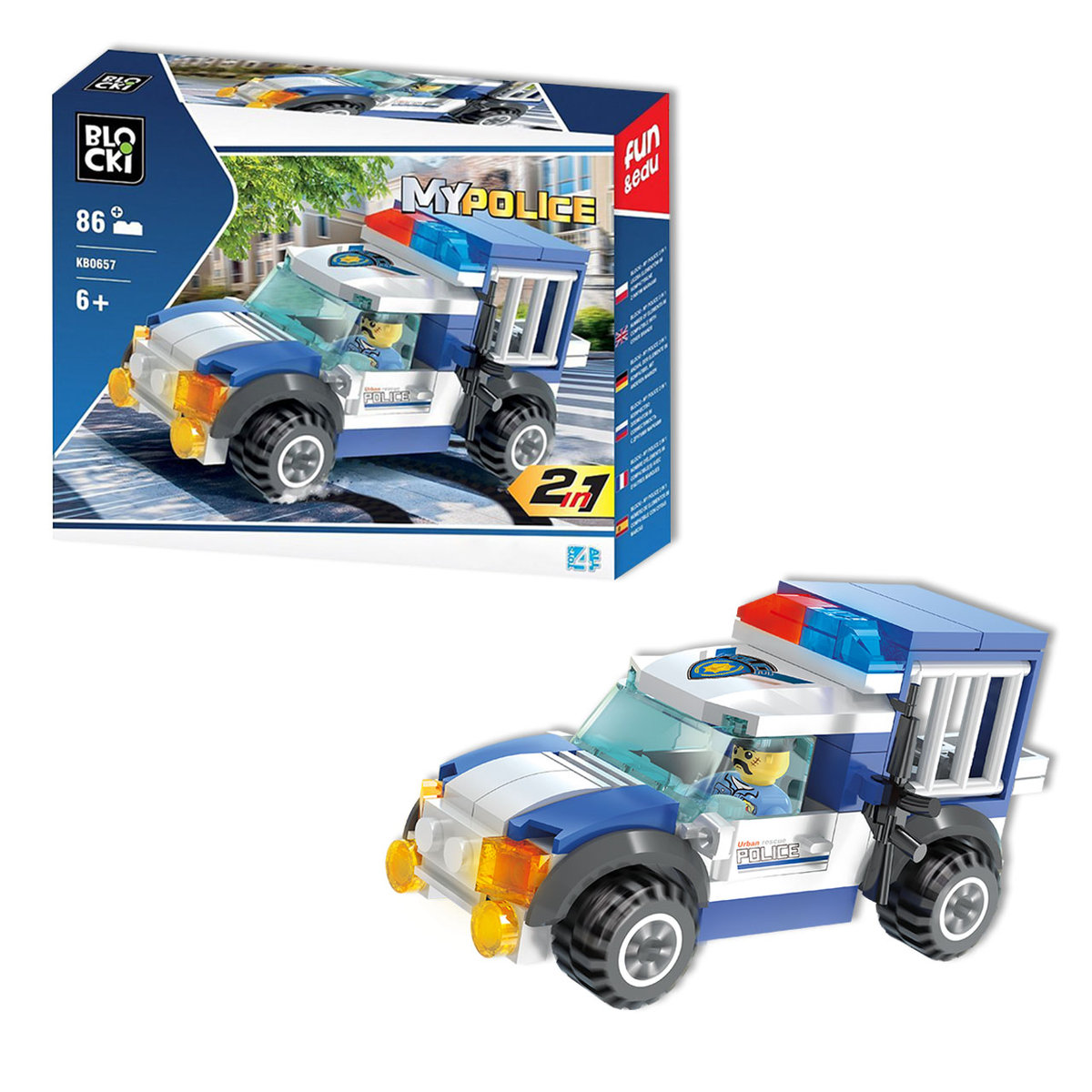 Blocki, My Police, klocki 2w1