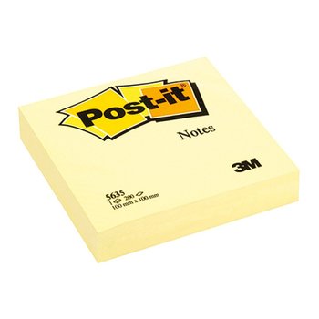 Bloczek Post-It Żółty 100 X 100 Mm 200 Kartek Samoprzylepny - Post-it