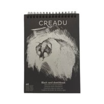 Blok czarny na spirali, A5, Creadu