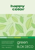 Blok Deco Green, A4, 20 kartek - Happy Color