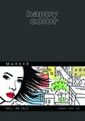 Blok do markerów, ART, A4 - Happy Color