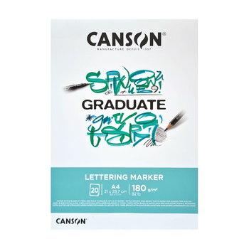 Blok Do Markerów Canson Graduate Lettering Marker - A4 - 180 G - Inna marka