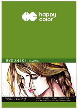 Blok Do Rysunku A5 300G 15 Arkuszy Happy Color - Happy Color