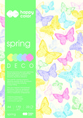 Blok kolorowy Deco Spring, A4, Happy Color - Happy Color