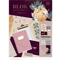 Blok Kreatywny Z Naklejkami A4/14K 80/170G Satin Interdruk