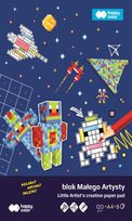 Blok Małego Artysty A4 120g 8 ark Pixi Planet Happy Color