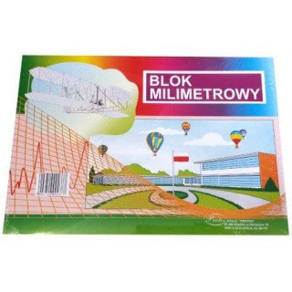 Blok milimetrowy A-4, 1 szt. - PROTOS