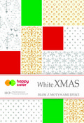 Blok papierów ozdobnych, White Christmas, Happy Color - Happy Color