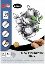 Blok Rysunkowy A4/20K Biały Premium, Beniamin Beniamin