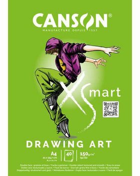 Blok rysunkowy A4 50k 150g XSmart        Drawing Canson - Inna marka