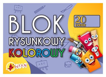 Blok Rysunkowy Kolorowy A4 - Shan