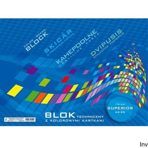 Blok Techniczny A4/10K Z Kolor.Kartkami Kreska - Kreska | Sklep EMPIK.COM