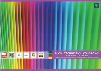 Blok techniczny, A5, kolorowy - Interdruk