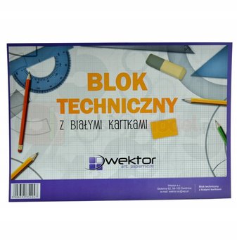 Blok Techniczny Biały A3 Wektor 061 - WEKTOR