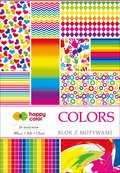 Blok z motywami, Colors, A4, Happy Color - Happy Color