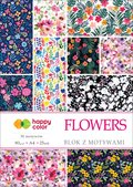 Blok z motywami, Flowers, A4, Happy Color - Happy Color