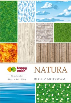 Blok z motywami, Natura, A4, Happy Color - Happy Color