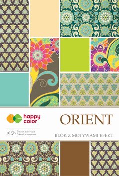 Blok z motywami Orient, A4, 200 g - Happy Color