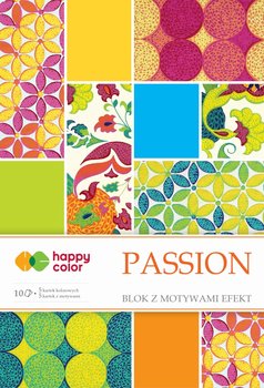 Blok z motywami Passion, A4, 200 g - Happy Color