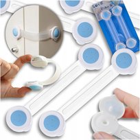 BLOKADA DO ZABEZPIECZENIA SZAFEK PRZED DZIEĆMI ZWIERZĘTAMI 2szt