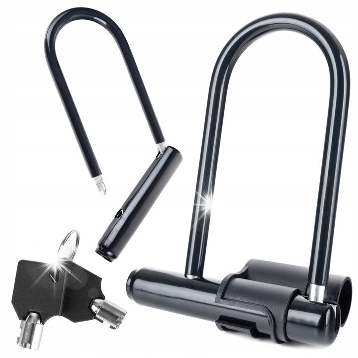Blokada Rowerowa U-Lock Szyfr 5-Cyfrowy Stalowa Gotel Zabezpieczenie ...